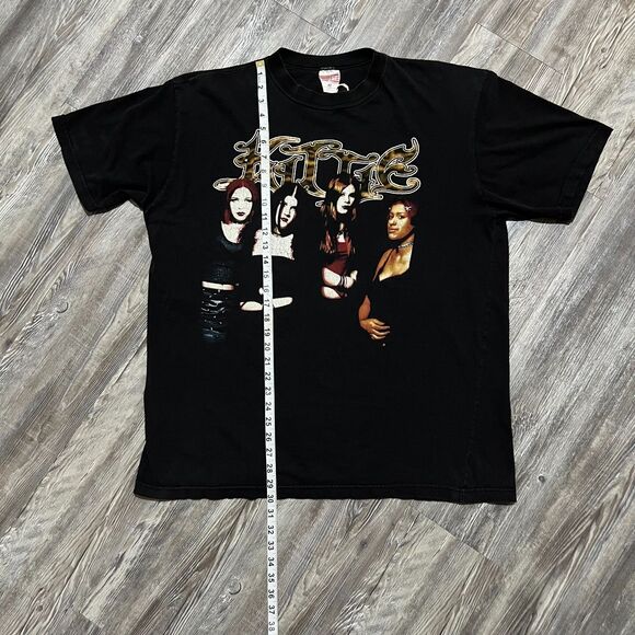 RARE Vintage Kittie Double Sided Band Shirt XL - Picture 7 of 7